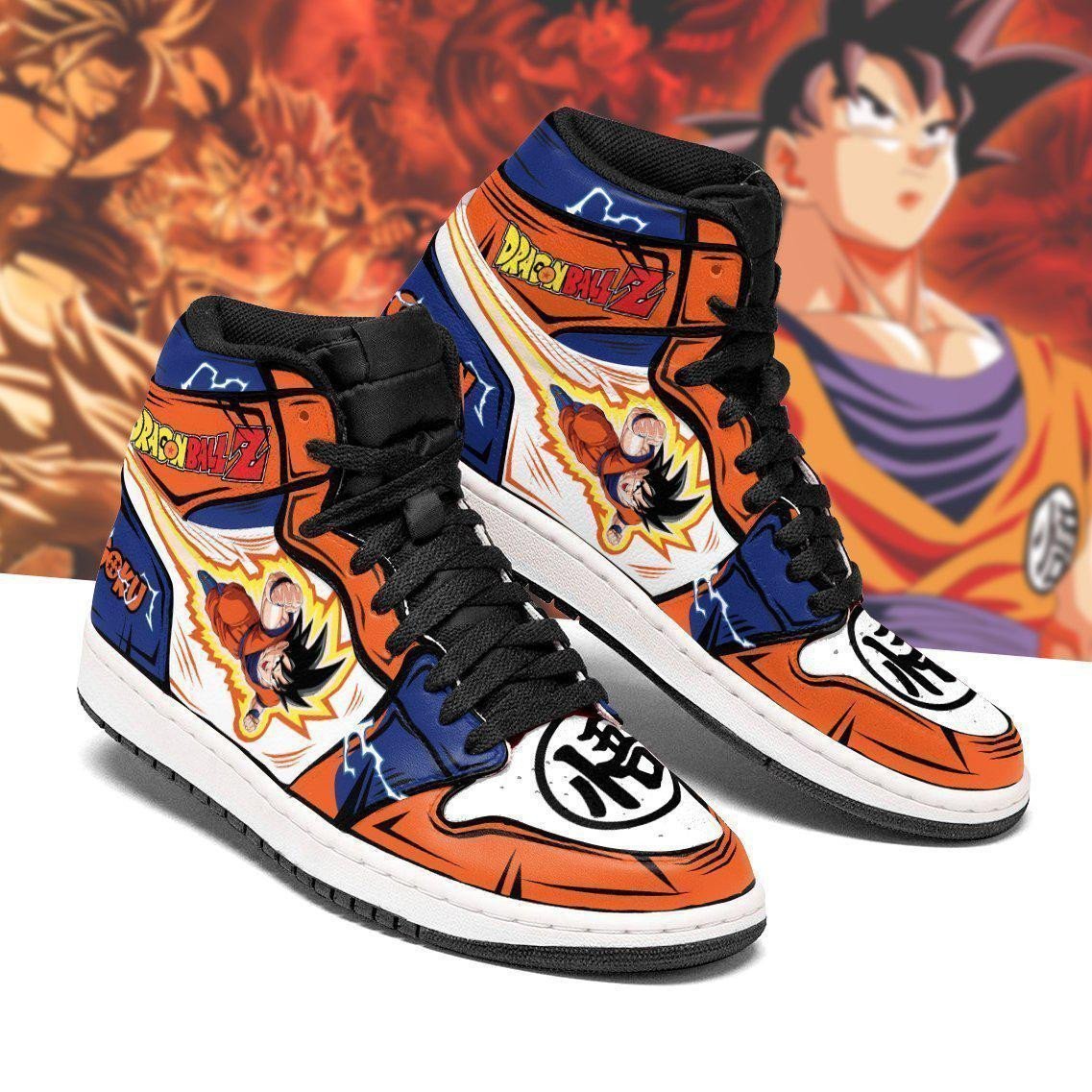 Goku J1 Sneakers Shoes For Dragon Ball Anime Fans, Air Jordan Hightop