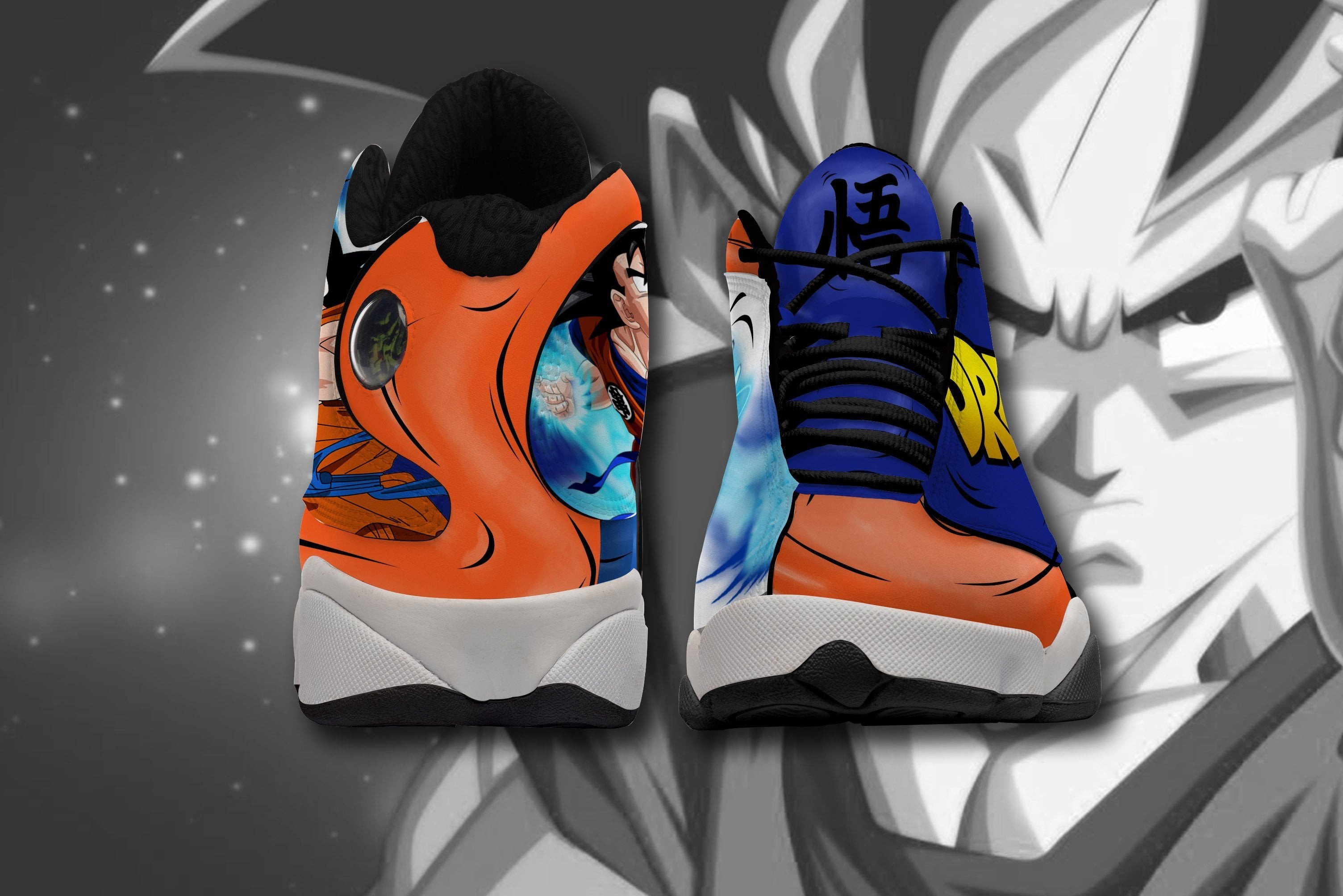 Goku JD13 Sneakers Custom Anime Dragon Ball Shoes