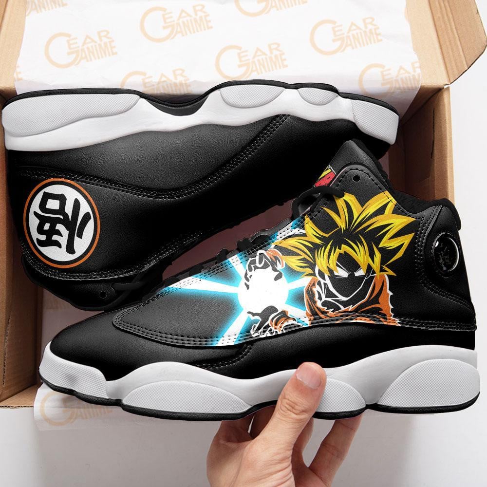 Goku JD13 Sneakers Kanji Symbol Custom Anime Dragon Ball Shoes