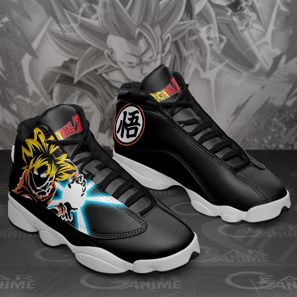 Goku JD13 Sneakers Kanji Symbol Custom Anime Dragon Ball Shoes
