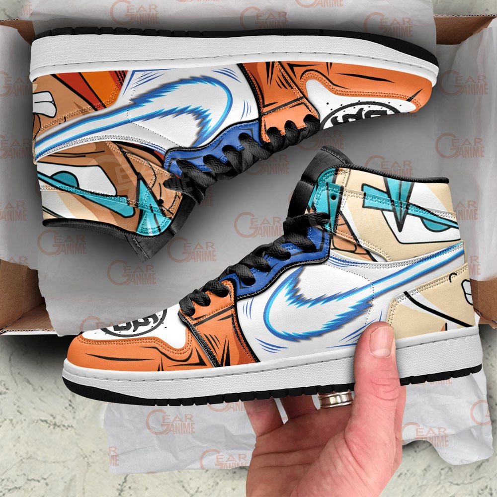 Goku JD1s Sneakers Dragon Ball Anime Shoes, Air Jordan Hightop
