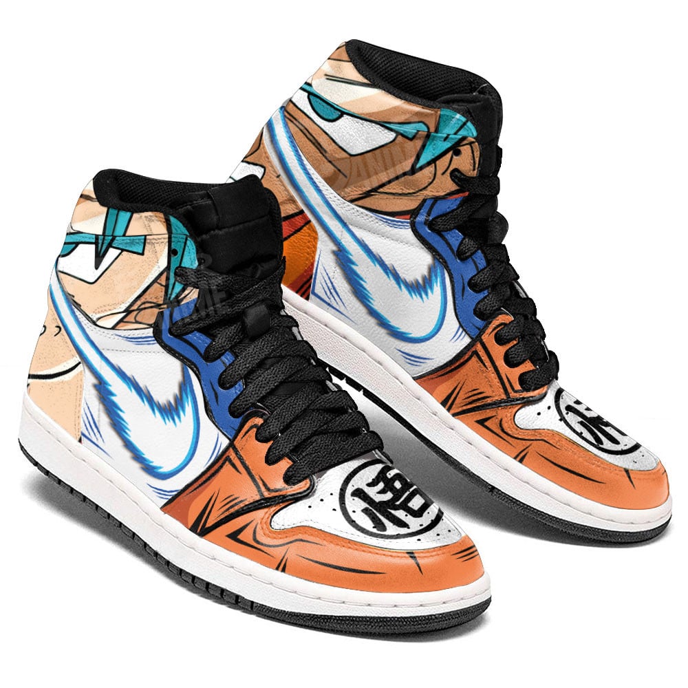Goku JD1s Sneakers Dragon Ball Anime Shoes, Air Jordan Hightop