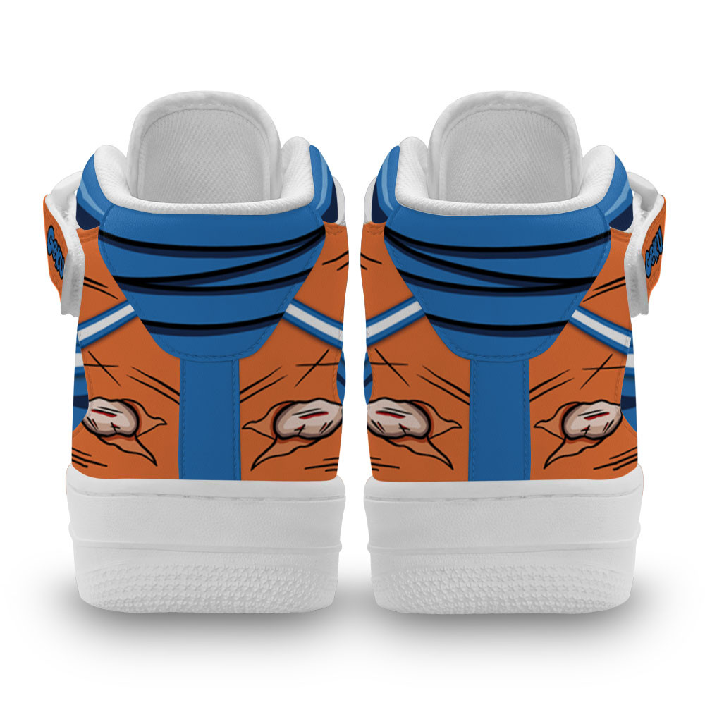 Goku Ki Blast Sneakers Air Mid Custom Dragon Ball Anime Shoes