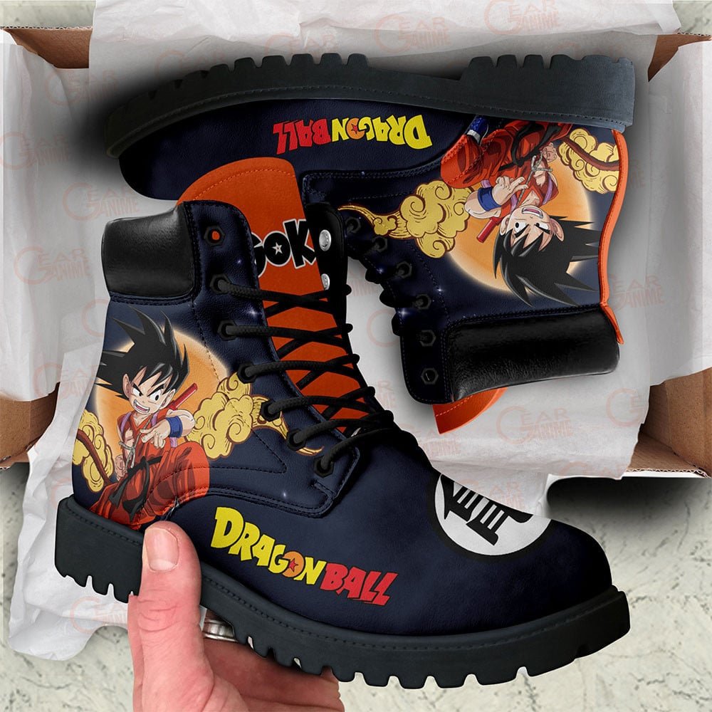 Goku Kid Boots Dragon Ball Custom Anime Shoes