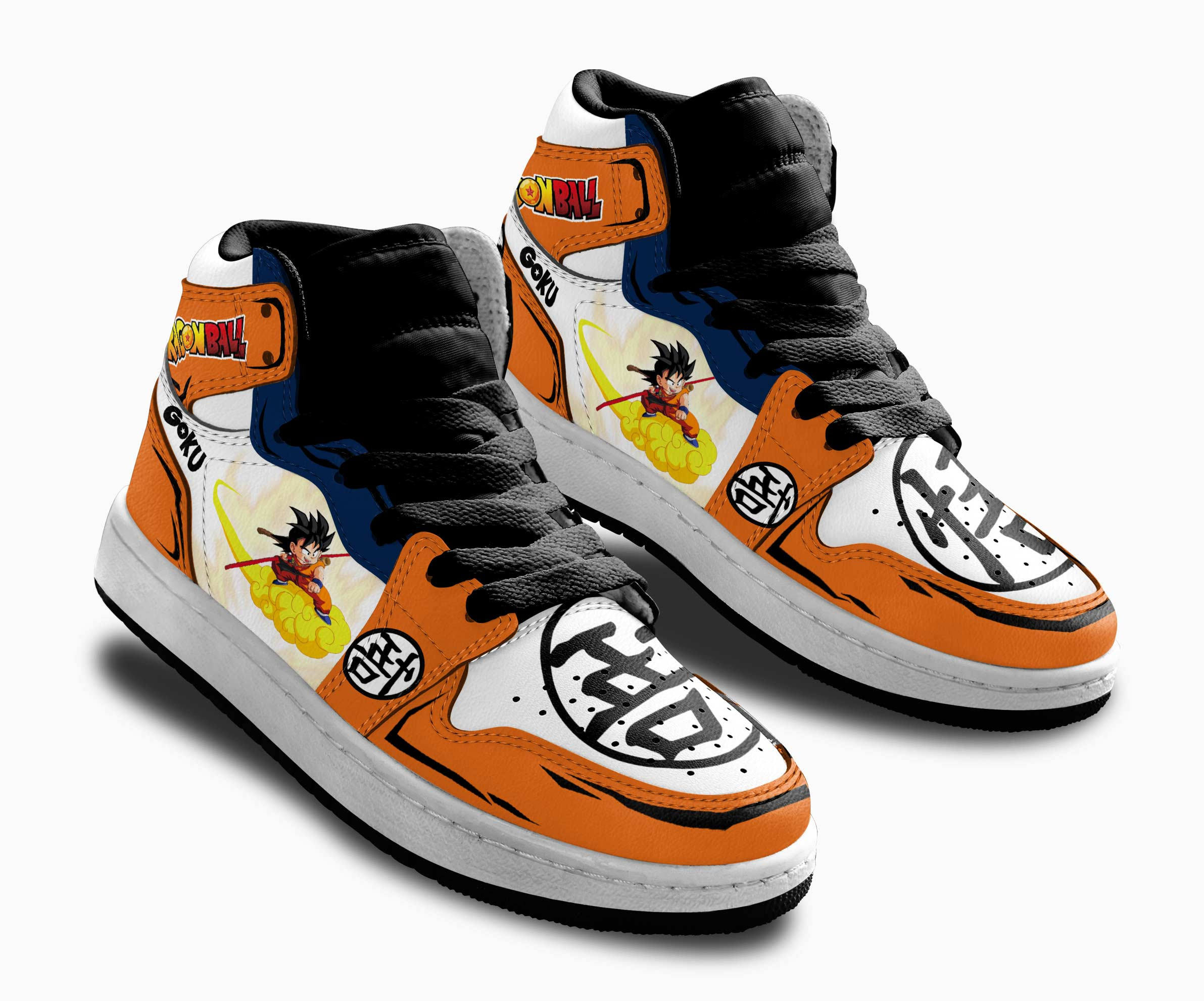 Goku Kid Kids Sneakers Custom Anime Dragon Ball Shoes For Kids