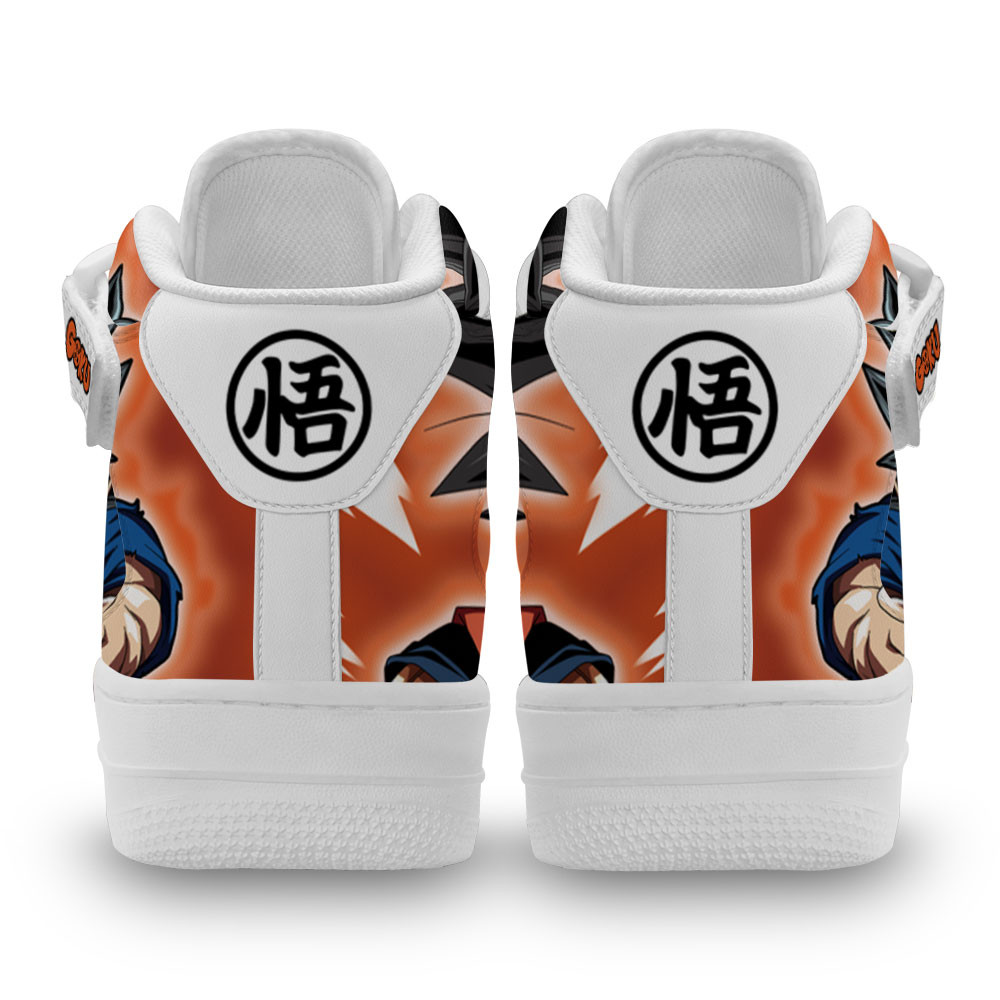 Goku Sneakers Air Mid Custom Dragon Ball Anime Shoes