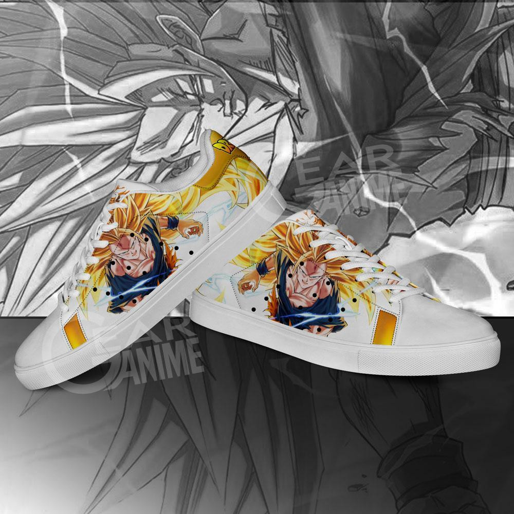 Goku SSJ 3 Skate Shoes Dragon Ball Custom Anime Shoes