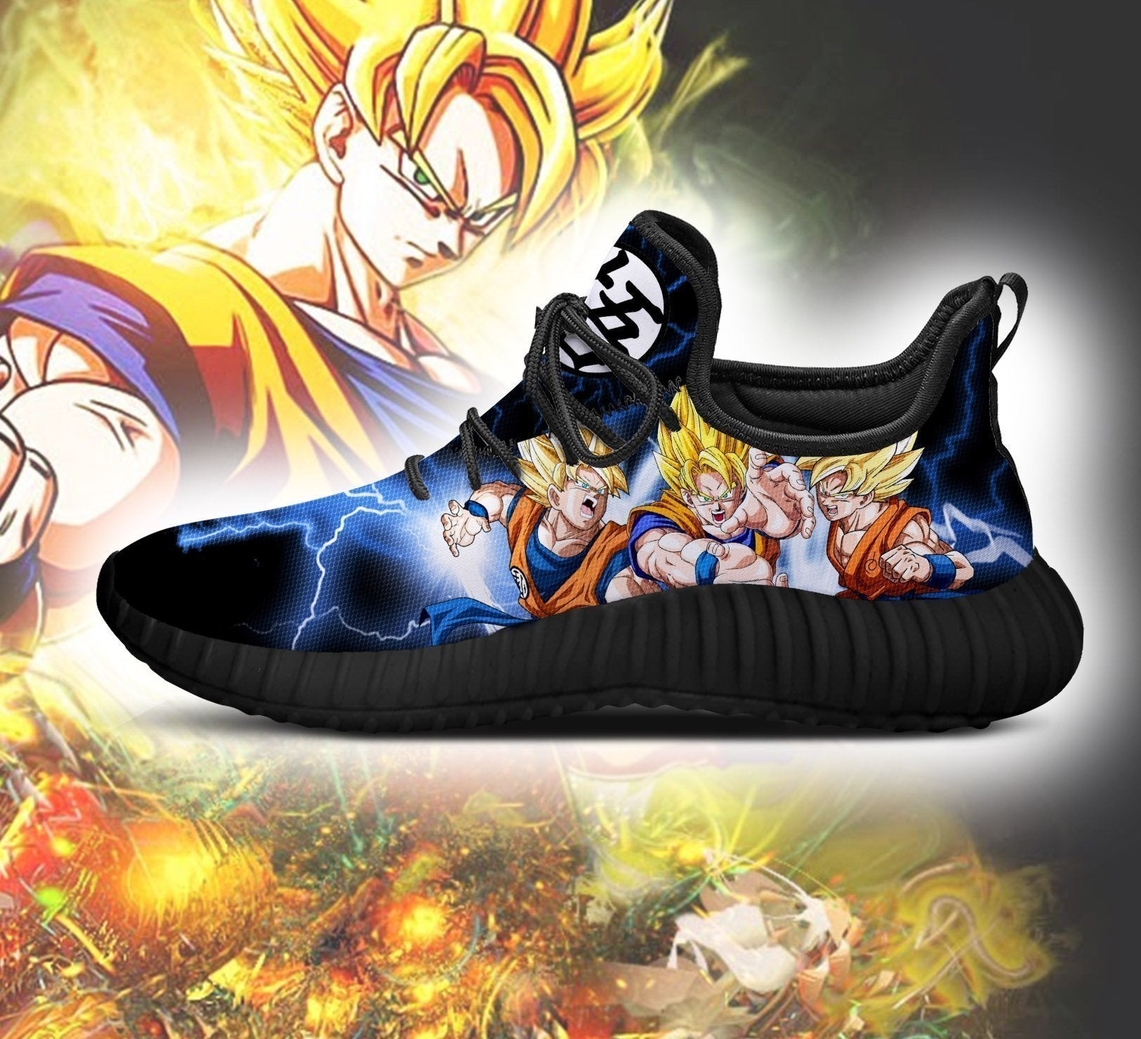 Goku SSJ Reze Shoes Custom Dragon Ball Anime Shoes