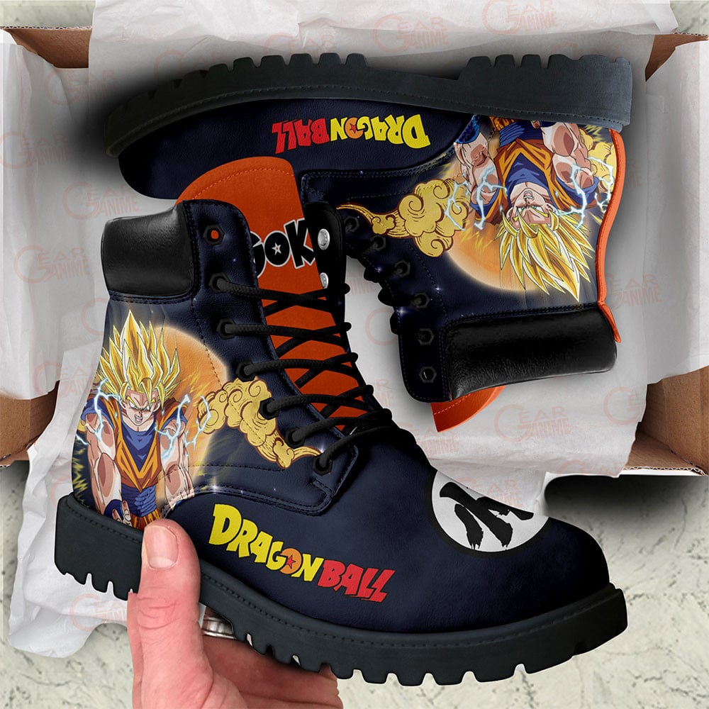 Goku Super Saiyan Boots Dragon Ball Custom Anime Shoes