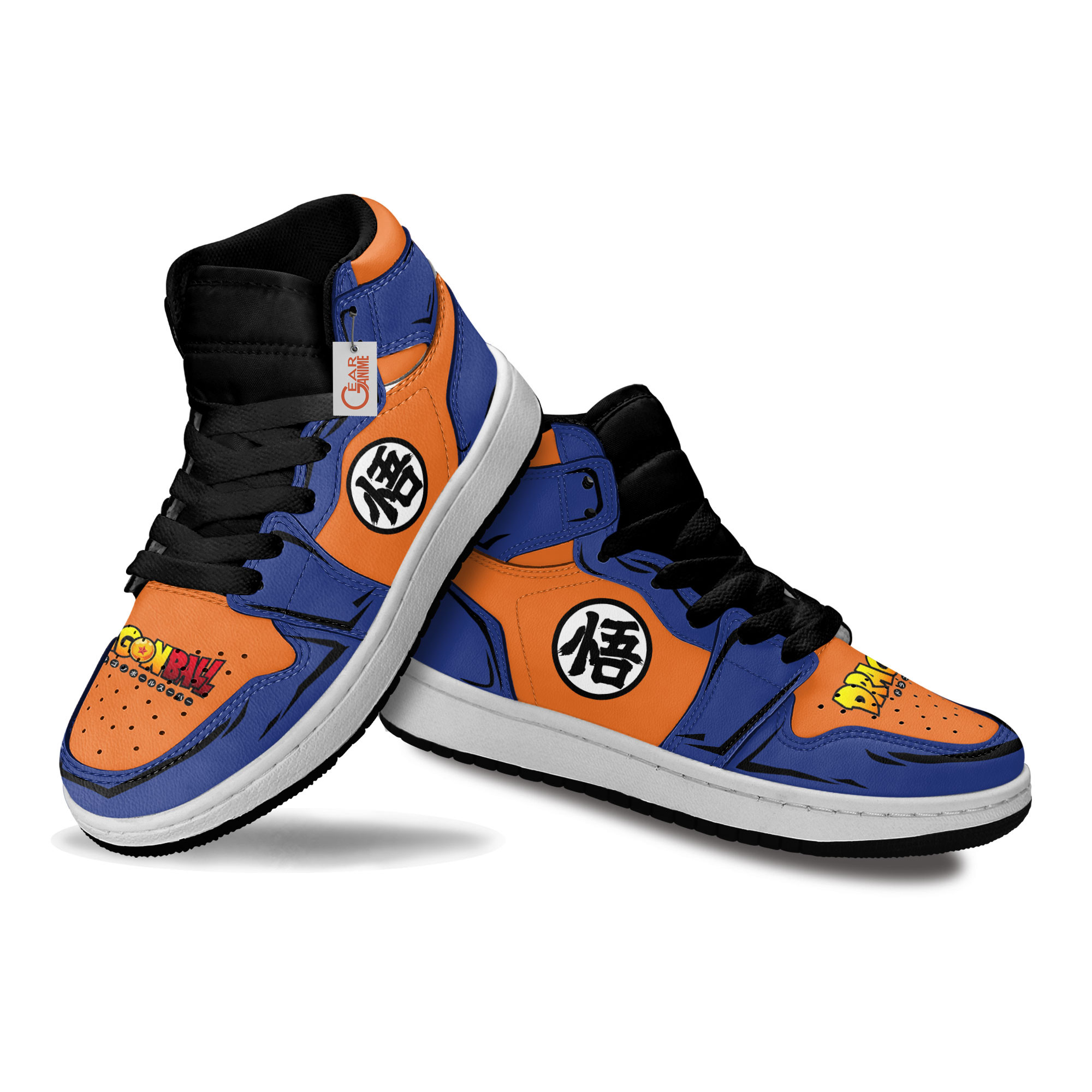 Goku Symbol Kids Sneakers Custom Anime Kids Shoes