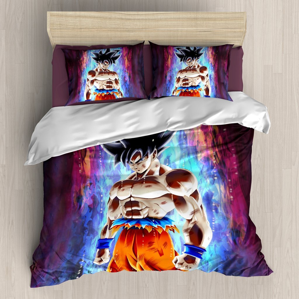 Goku Ultra Instinct 3D Customized Duvet Cover Bedding Set