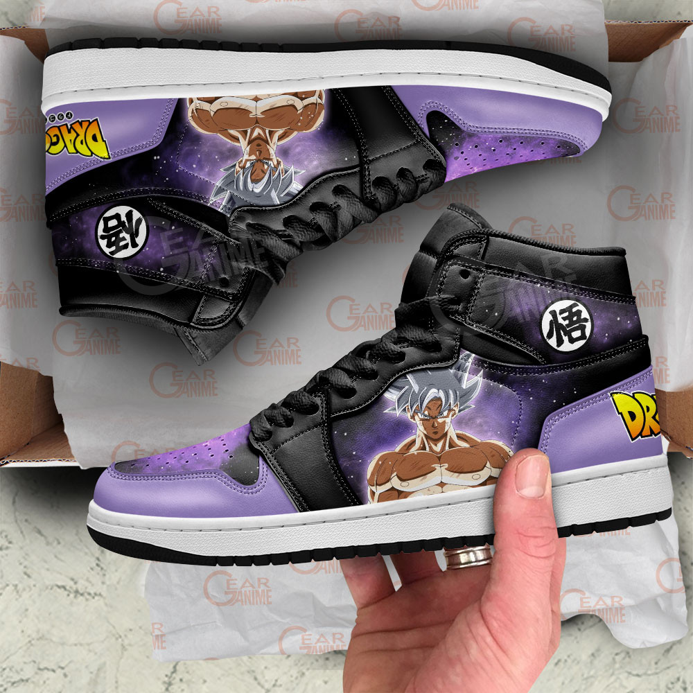 Goku Ultra Instinct Anime Shoes Mix Galaxy For Dragon Ball Fans, Air Jordan Hightop