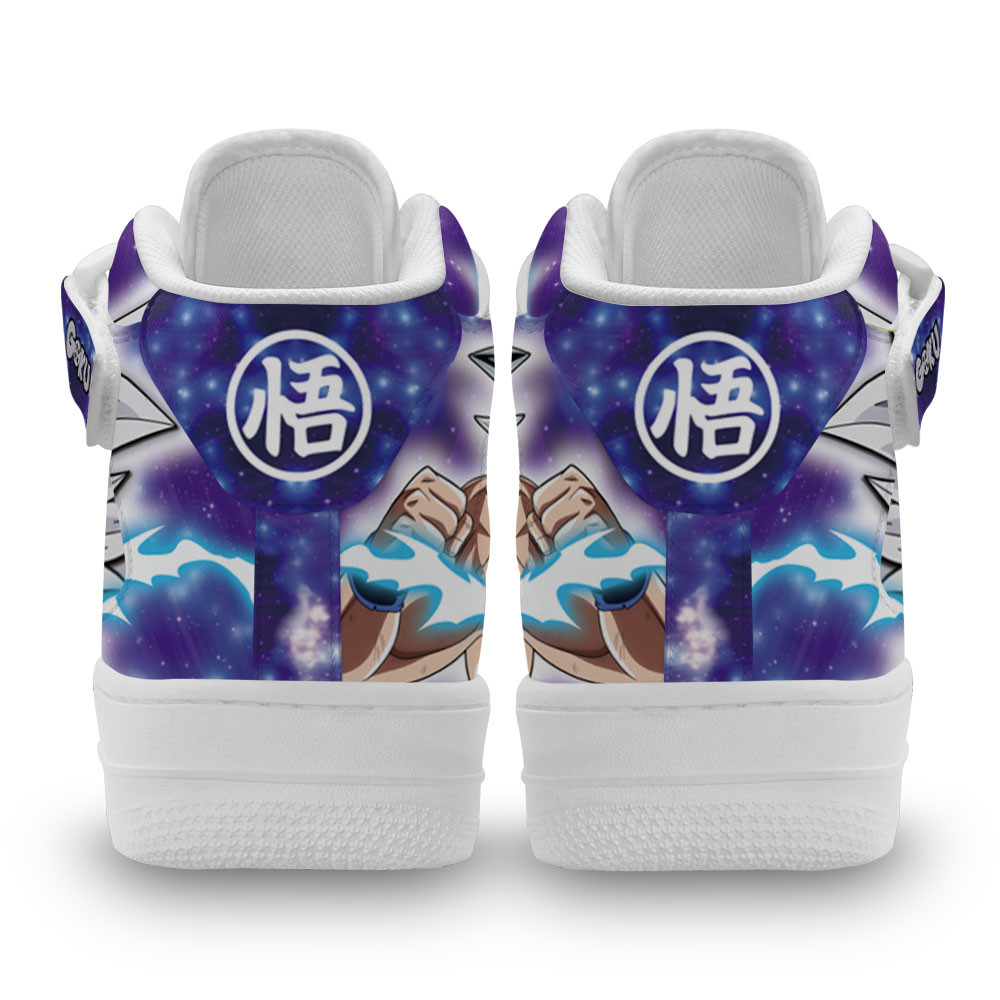 Goku Ultra Instinct Custom Anime Air Mid Shoes For Dragon Ball Fans