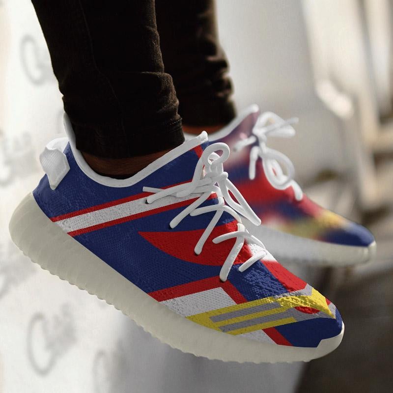 Golden All Might Shoes Uniform My Hero Academia Sneakers TT10