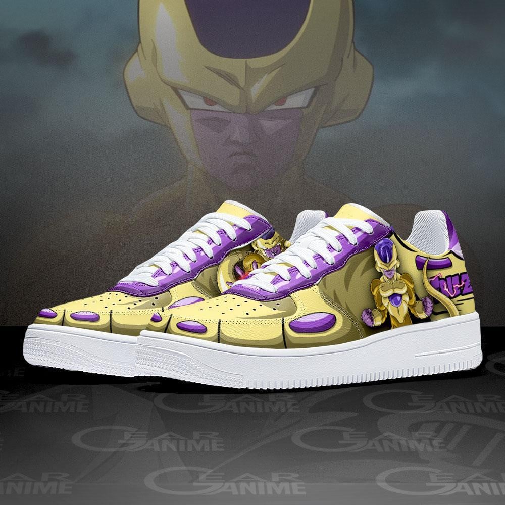 Golden Frieza Air Sneakers Custom Anime Dragon Ball Shoes