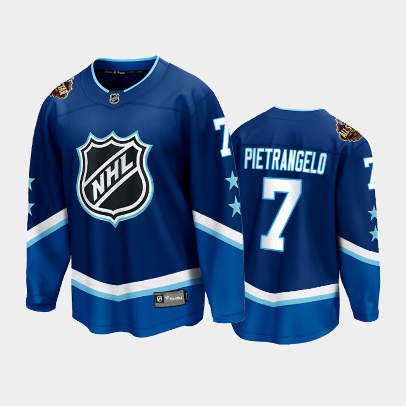Golden Knights Alex Pietrangelo #7 2022 All-Star Blue Western Conference Jersey