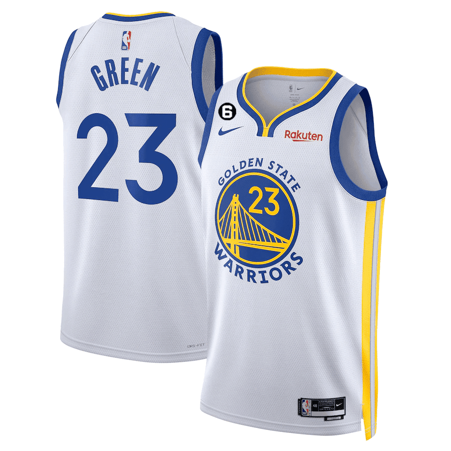 Golden State Warriors 2022/23 Players - Association White Edition Draymond Green Jersey - All Stitched