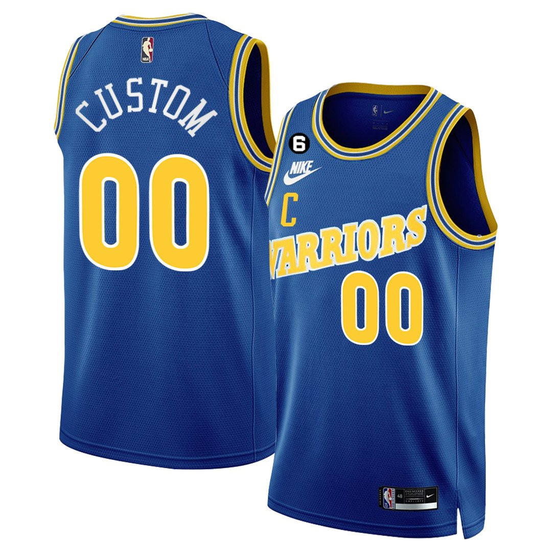 Golden State Warriors 2022/23 Players Custom Classic Jersey - All Stitched