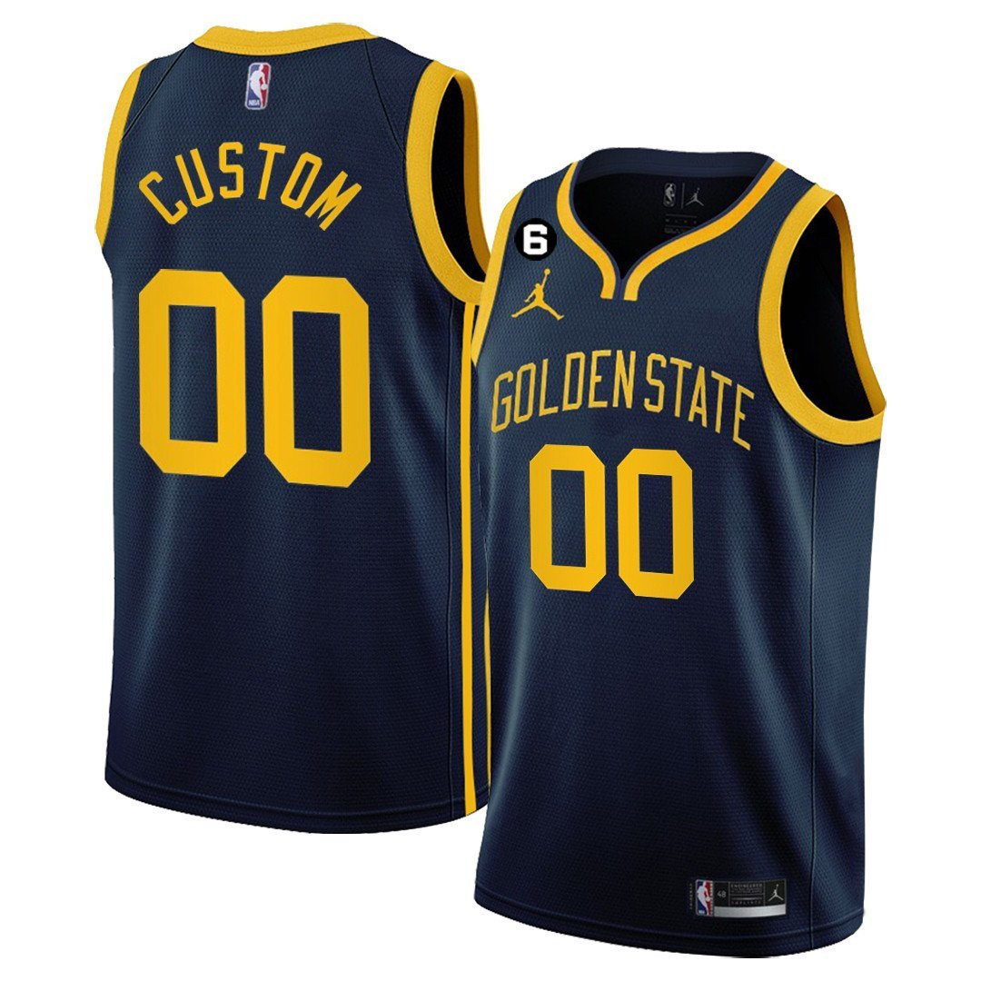 Golden State Warriors 2022/23 Players Custom Statement Jersey - All Stitched