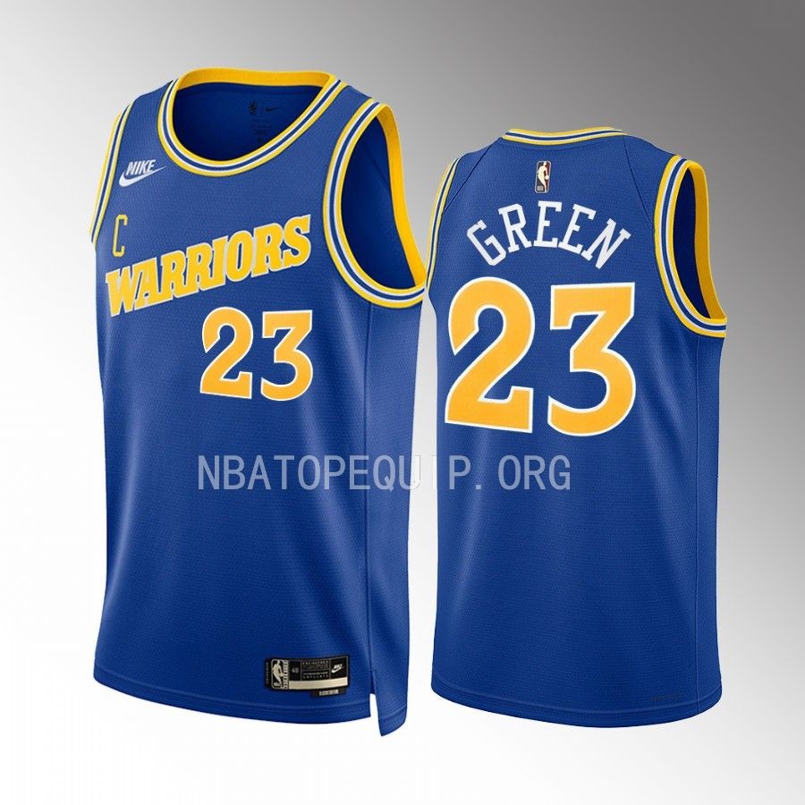 Golden State Warriors Draymond Green 2022-23 Classic Edition Blue #23 Jersey Swingman