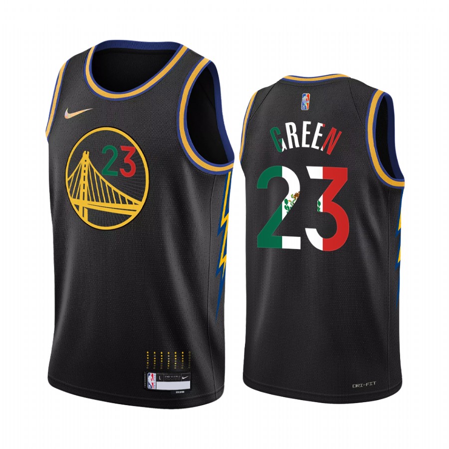Golden State Warriors Draymond Green Black Special Mexico Edition Jersey