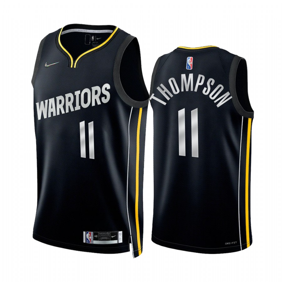Golden State Warriors Klay Thompson #11 2022 Select Series Black Jersey