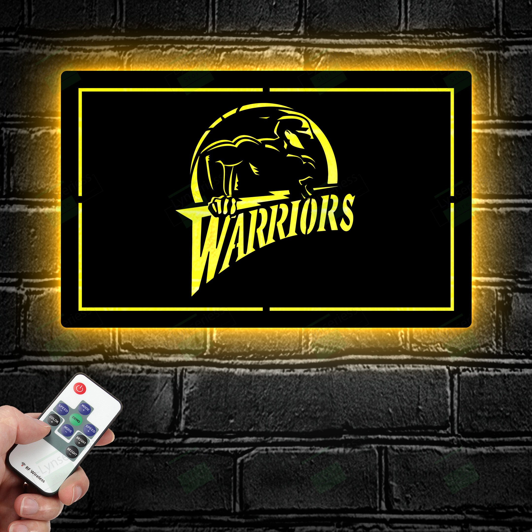 Golden State Warriors LED Metal Sign – Led light sign