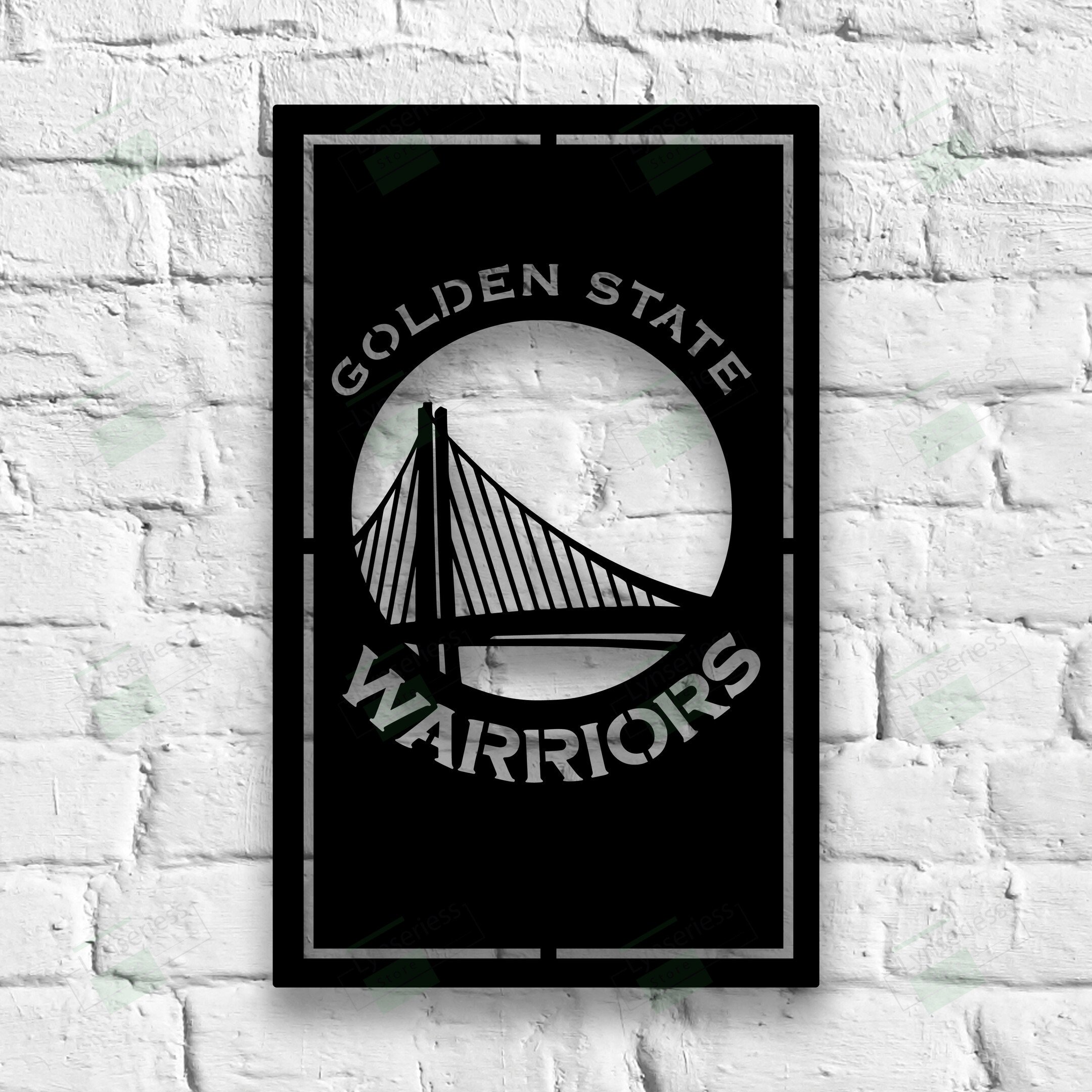 Golden State Warriors Metal Sign – Led light sign