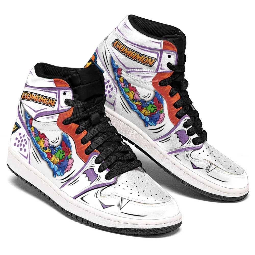 Gomamon JD1s Sneakers Digimon Anime Shoes For Fans, Air Jordan Hightop