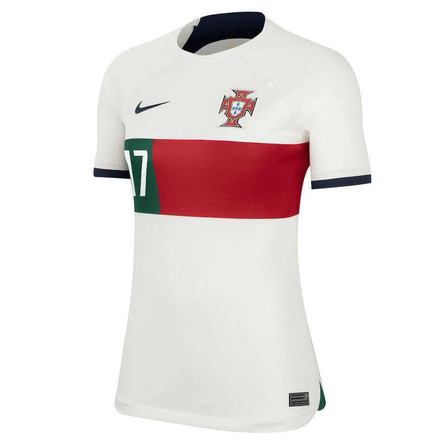 Gonçalo Guedes 17 Portugal National Team 2022-23 Qatar World Cup Women Soccer Jersey – Away