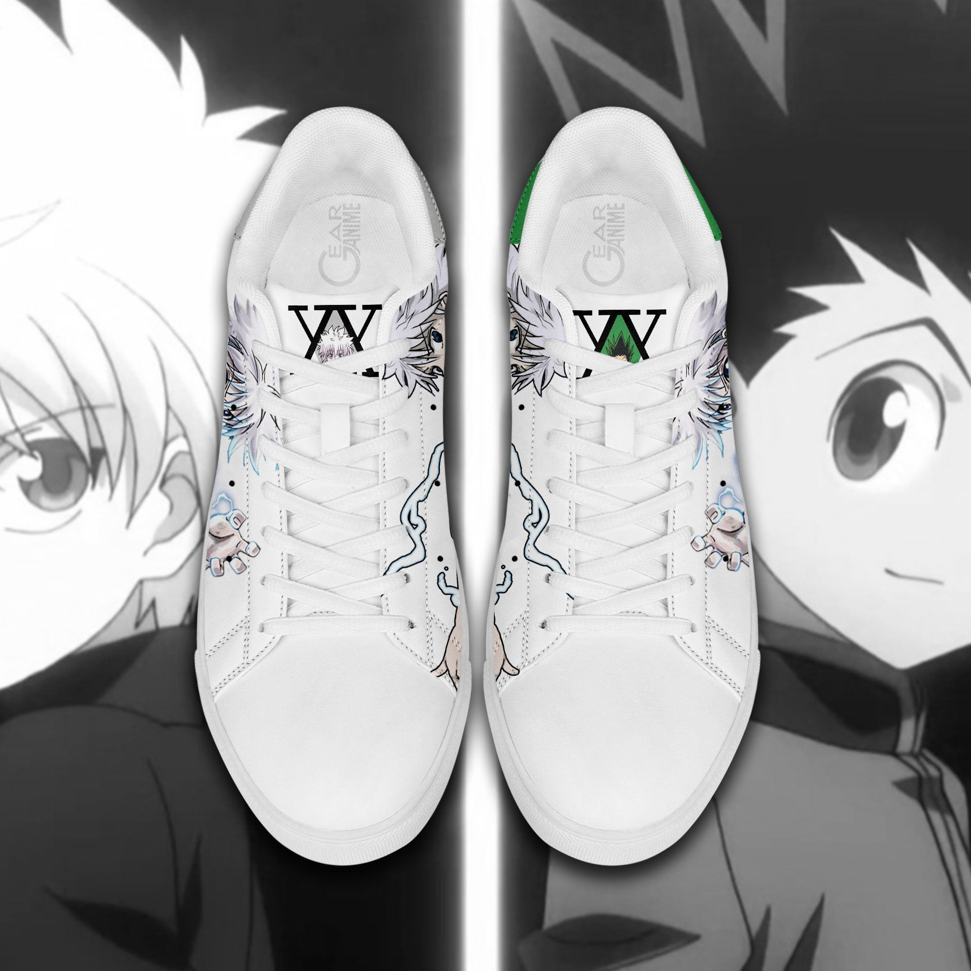 Gon and Killua Skate Shoes Custom Anime Hunter x Hunter Shoes