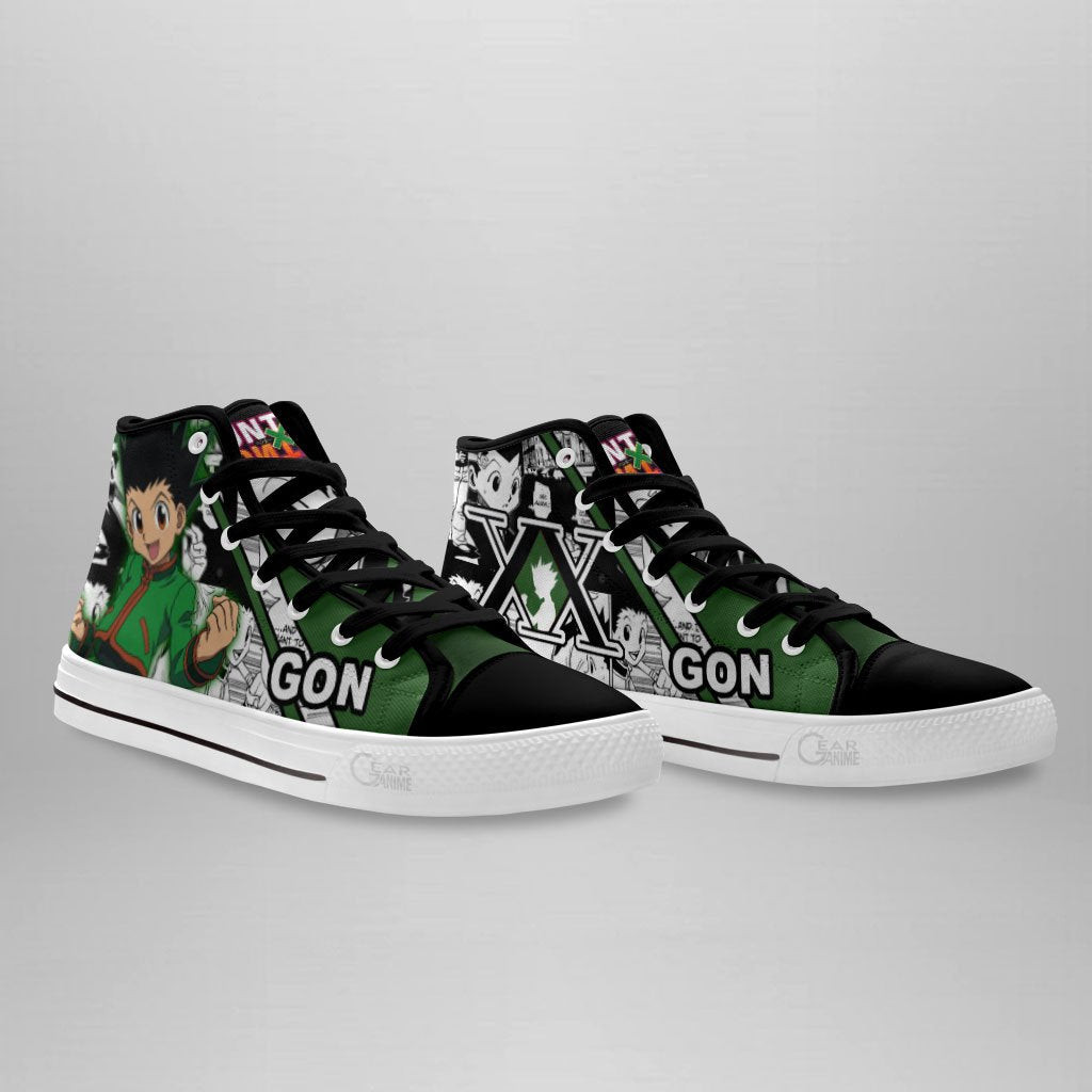 Gon Freecss High Top Shoes Custom Manga Anime Hunter X Hunter Sneakers