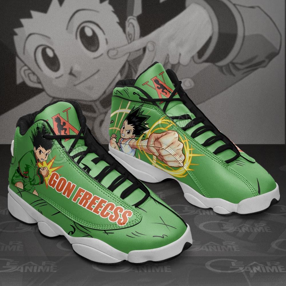 Gon Freecss JD13 Sneakers Custom Anime Hunter X Hunter Shoes