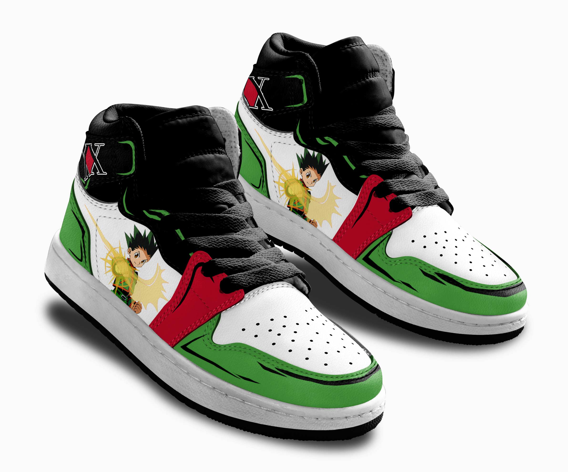 Gon Freecss Kids Sneakers Custom Anime Hunter X Hunter Shoes For Kids