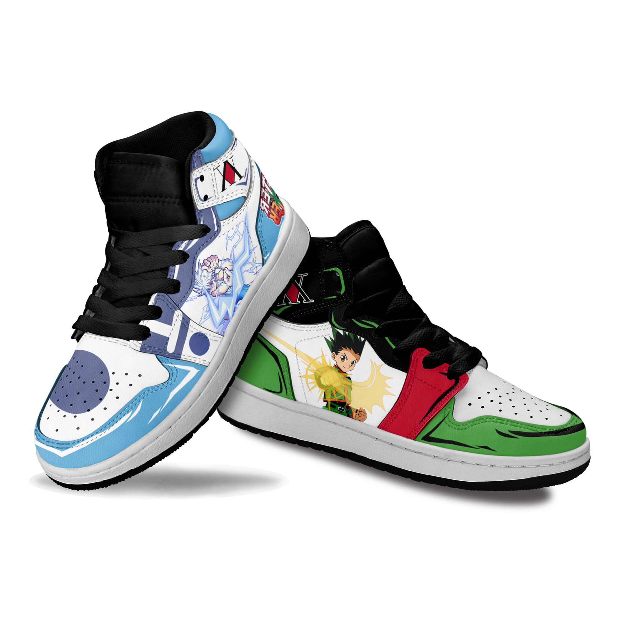 Gon x Killua Kids Sneakers Custom Anime Hunter X Hunter Shoes For Kids
