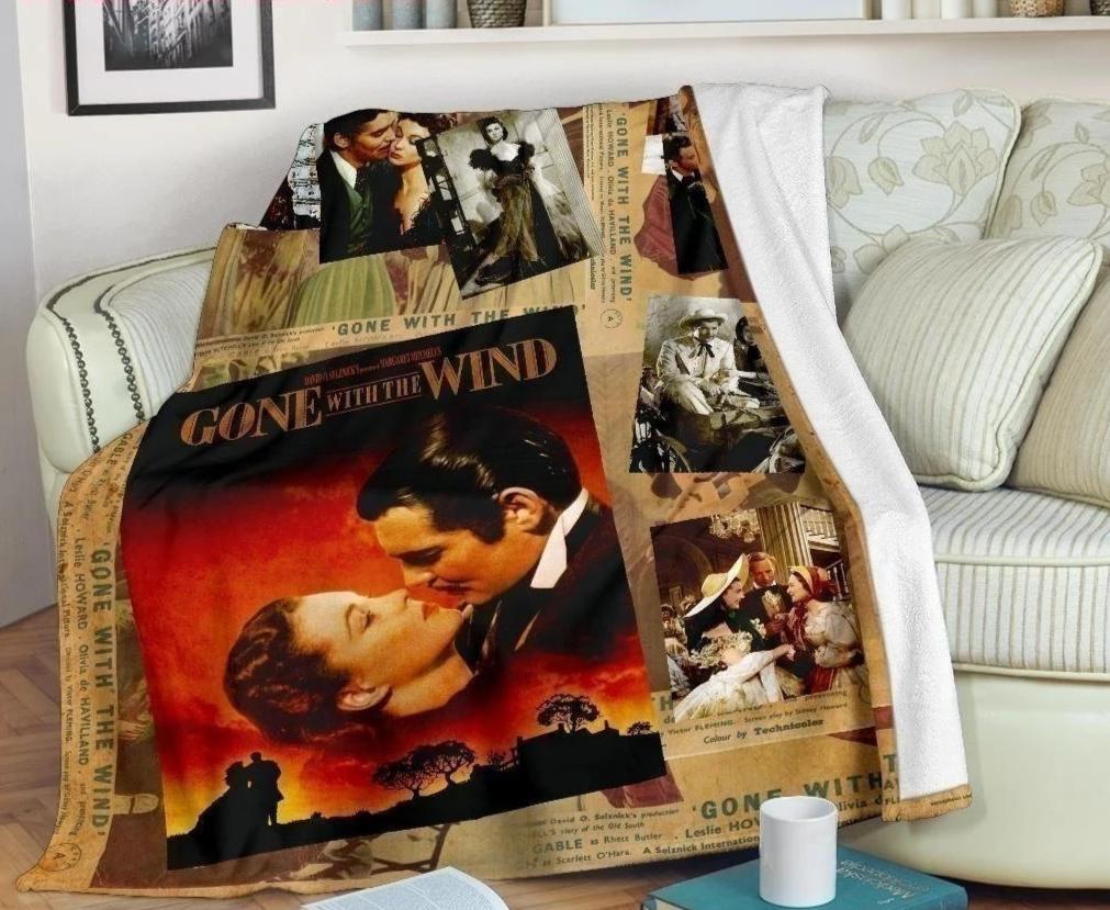 Gone With The Wind 1939 Fleece Blanket