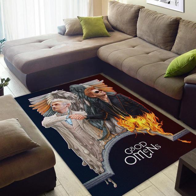 Good Omens Rectangle Rug