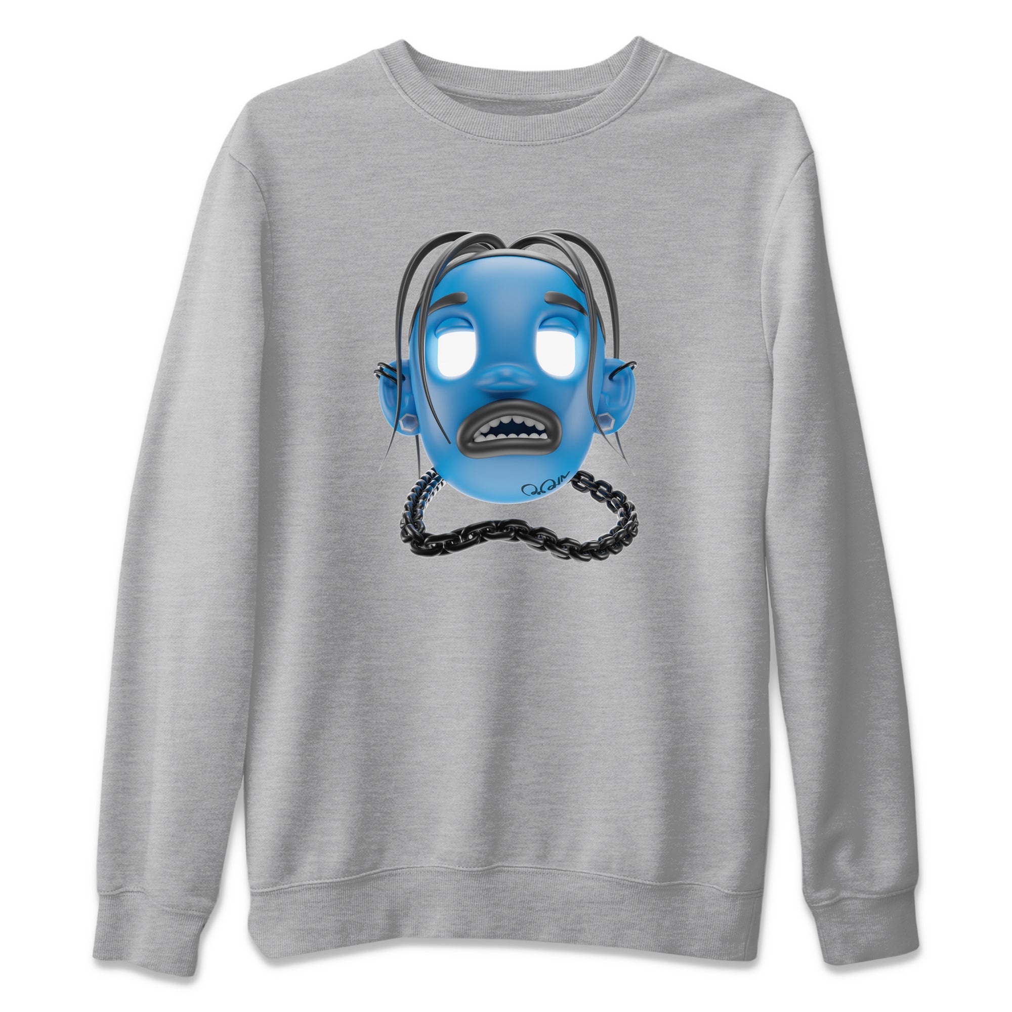 Goosebumps Boy Unisex Sweater – Air Jordan 1 Travis Scott Fragment, Sneakers Matching Sweater