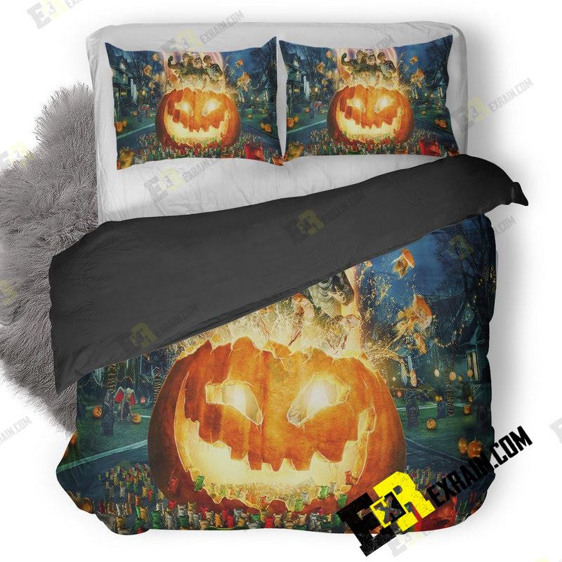 Goosebumps Haunted Halloween 3D Customized Duvet Cover Bedding Set