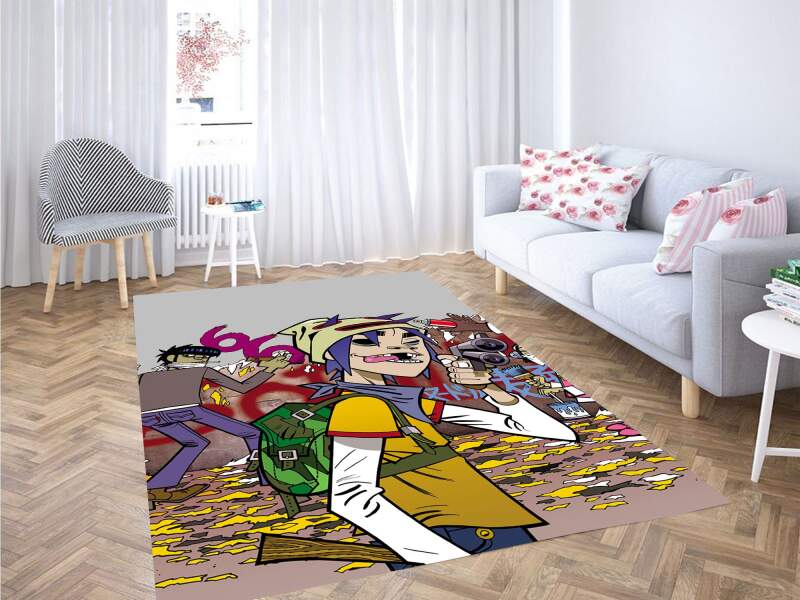 Gorillaz Chaos Carpet Rectangle Rug