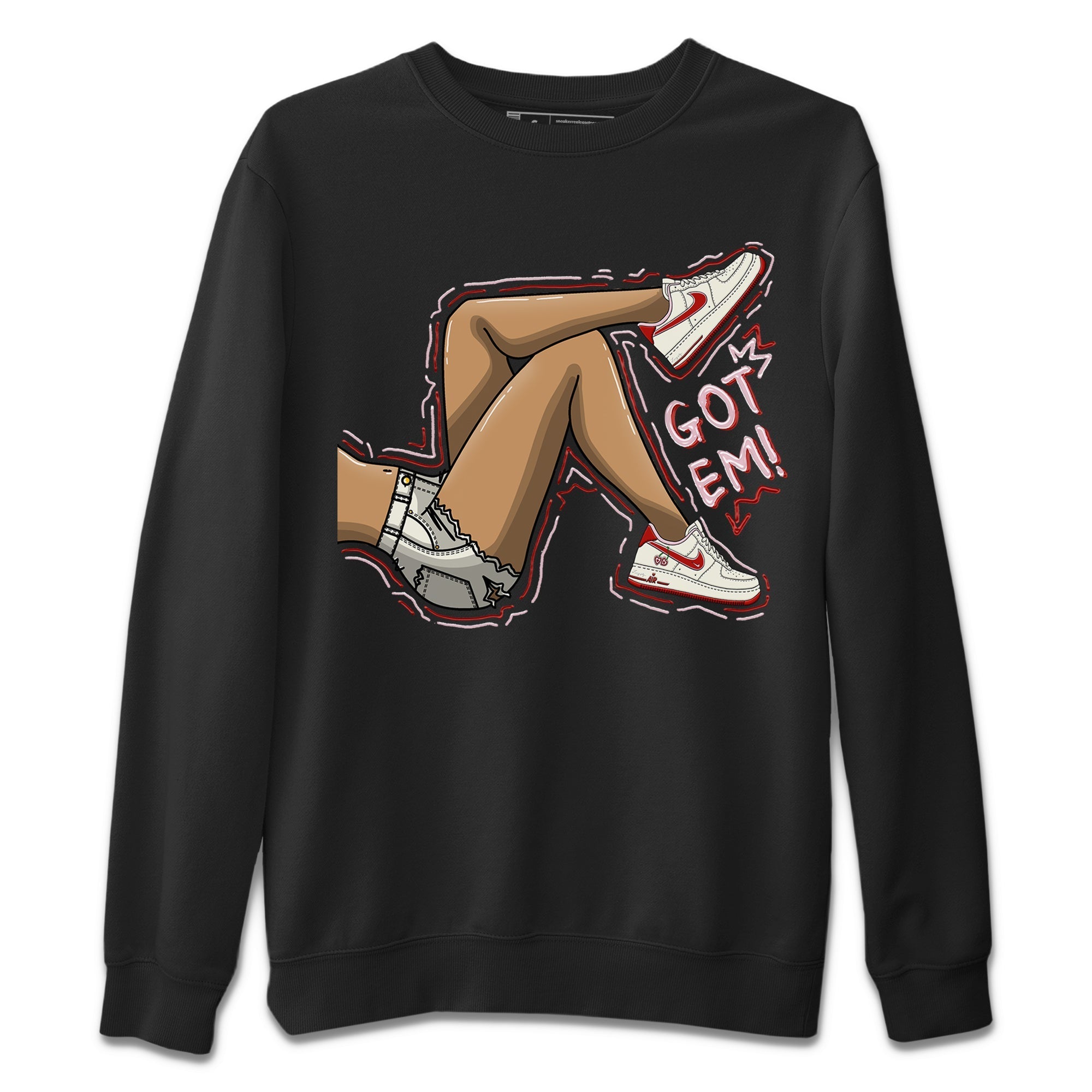 Got Em Legs Unisex Sweater – Air Force 1 Valentines Day, Sneakers Matching Sweater
