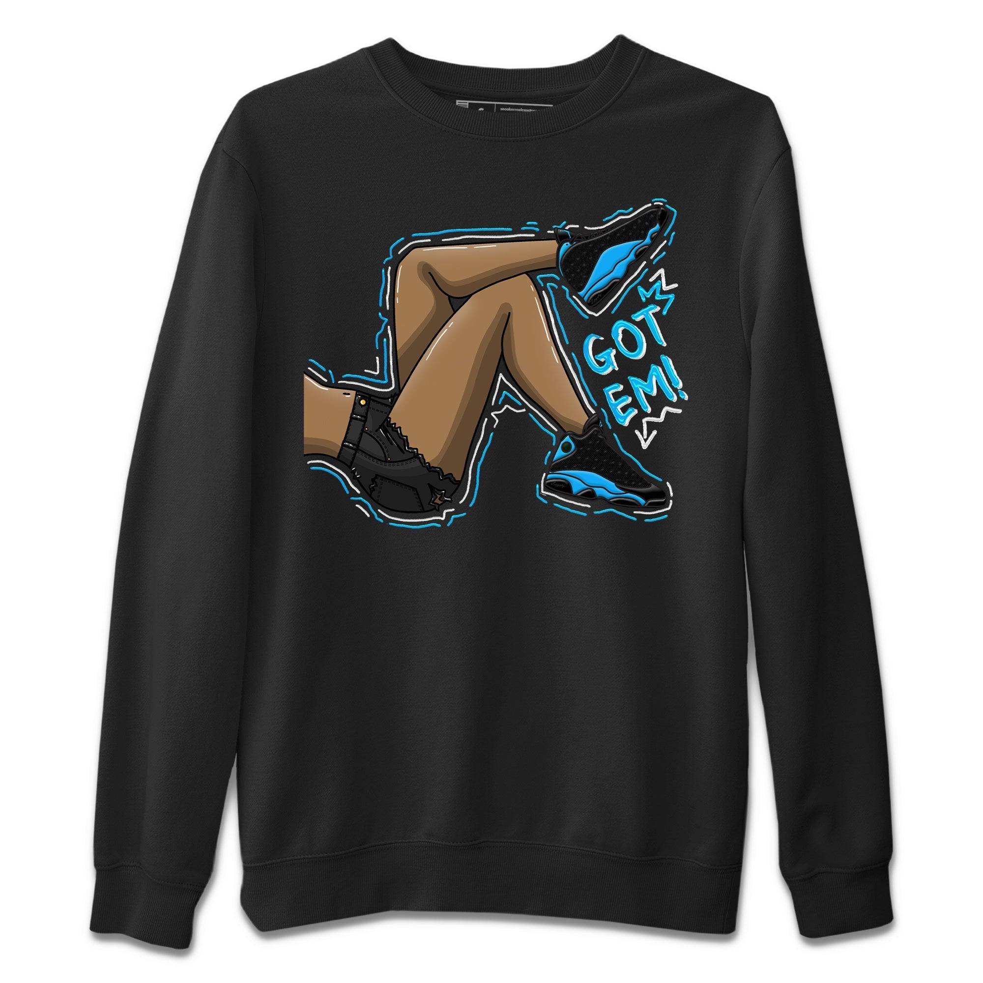 Got Em Legs Unisex Sweater – Air Jordan 13 UNC, Sneakers Matching Sweater