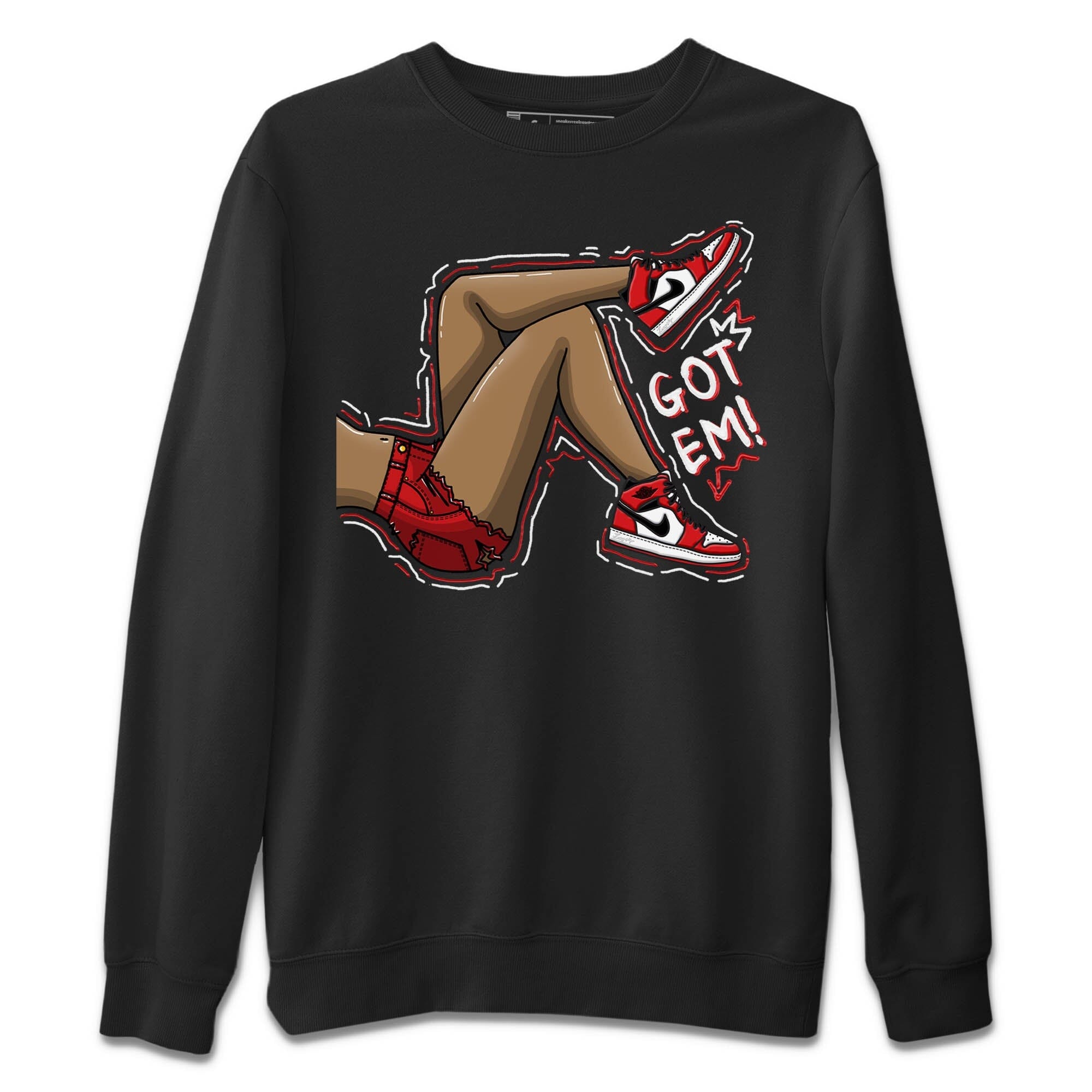 Got Em Legs Unisex Sweater – Air Jordan 1 lost & found, Sneakers Matching Sweater