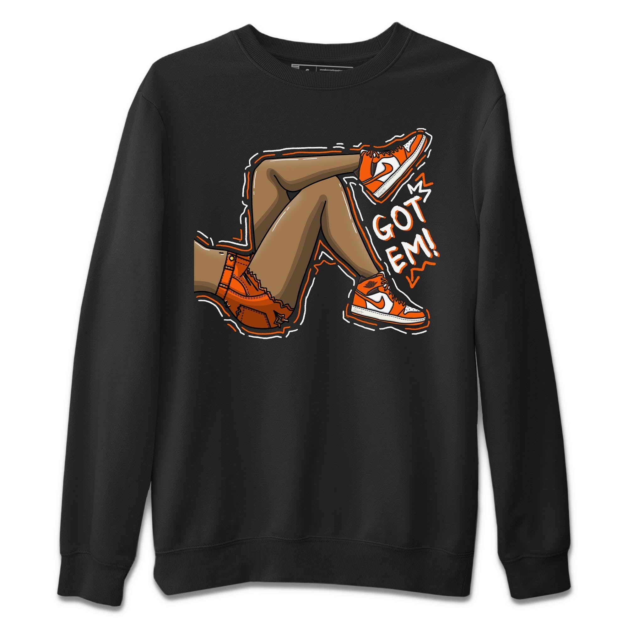 Got Em Legs Unisex Sweater – Air Jordan 1 Starfish, Sneakers Matching Sweater