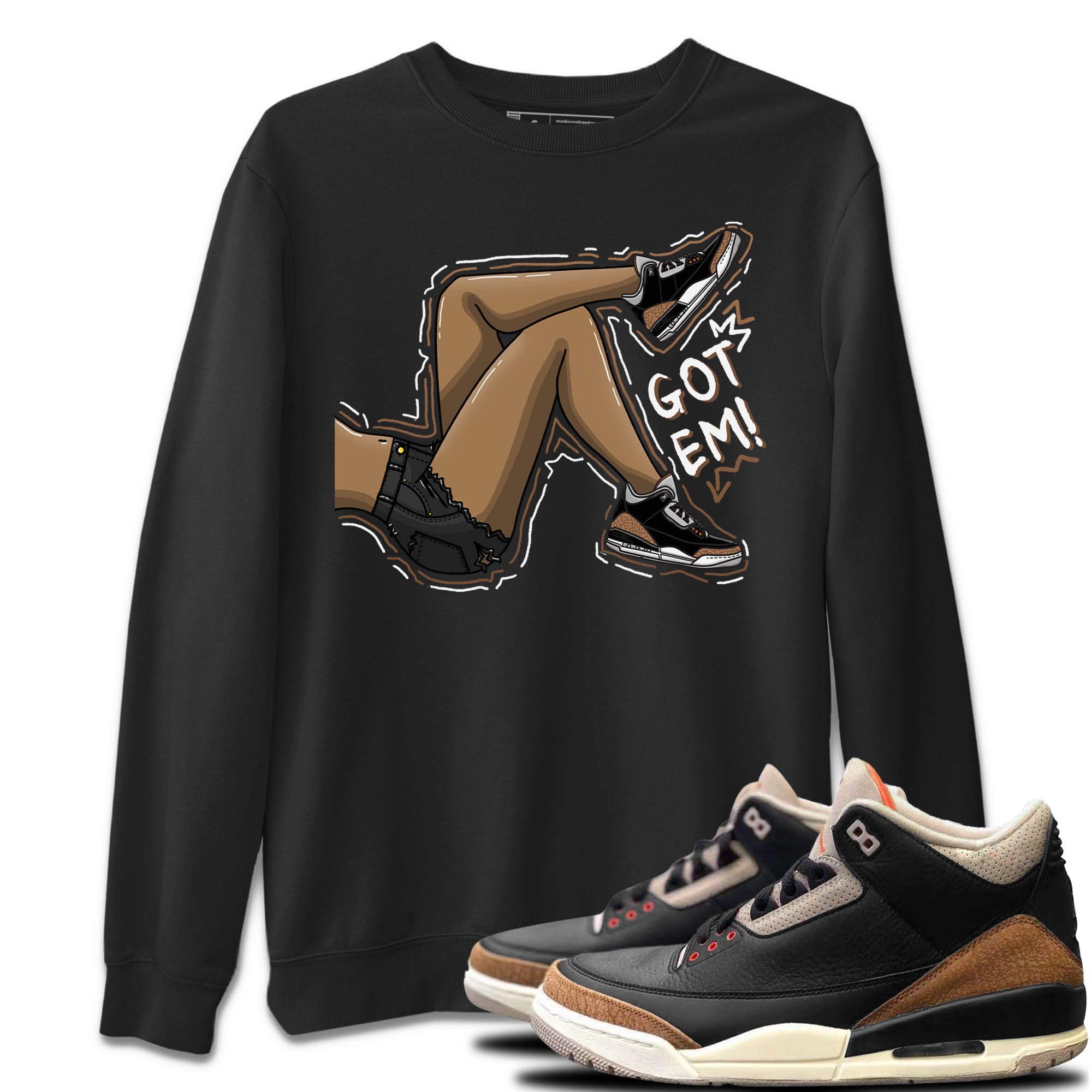 Got Em Legs Unisex Sweater – Air Jordan 3 Desert Elephant, Sneakers Matching Sweater