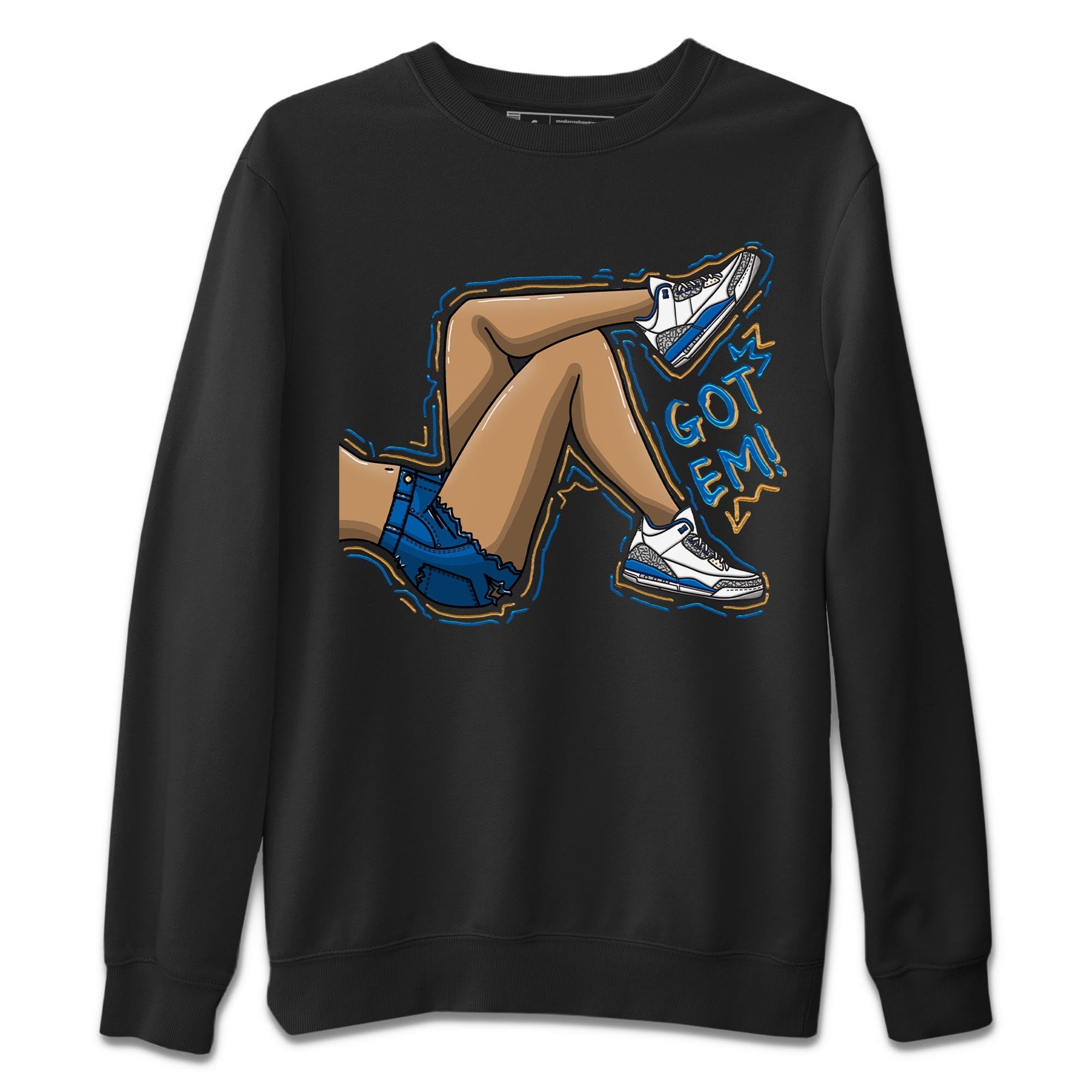 Got Em Legs Unisex Sweater – Air Jordan 3 Wizards, Sneakers Matching Sweater
