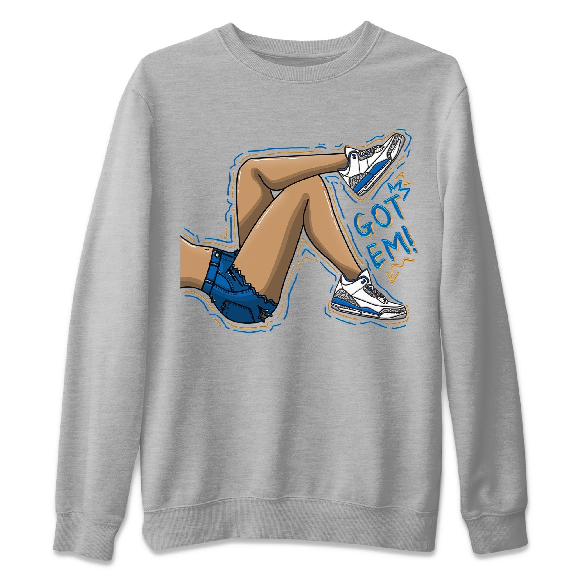 Got Em Legs Unisex Sweater – Air Jordan 3 Wizards, Sneakers Matching Sweater