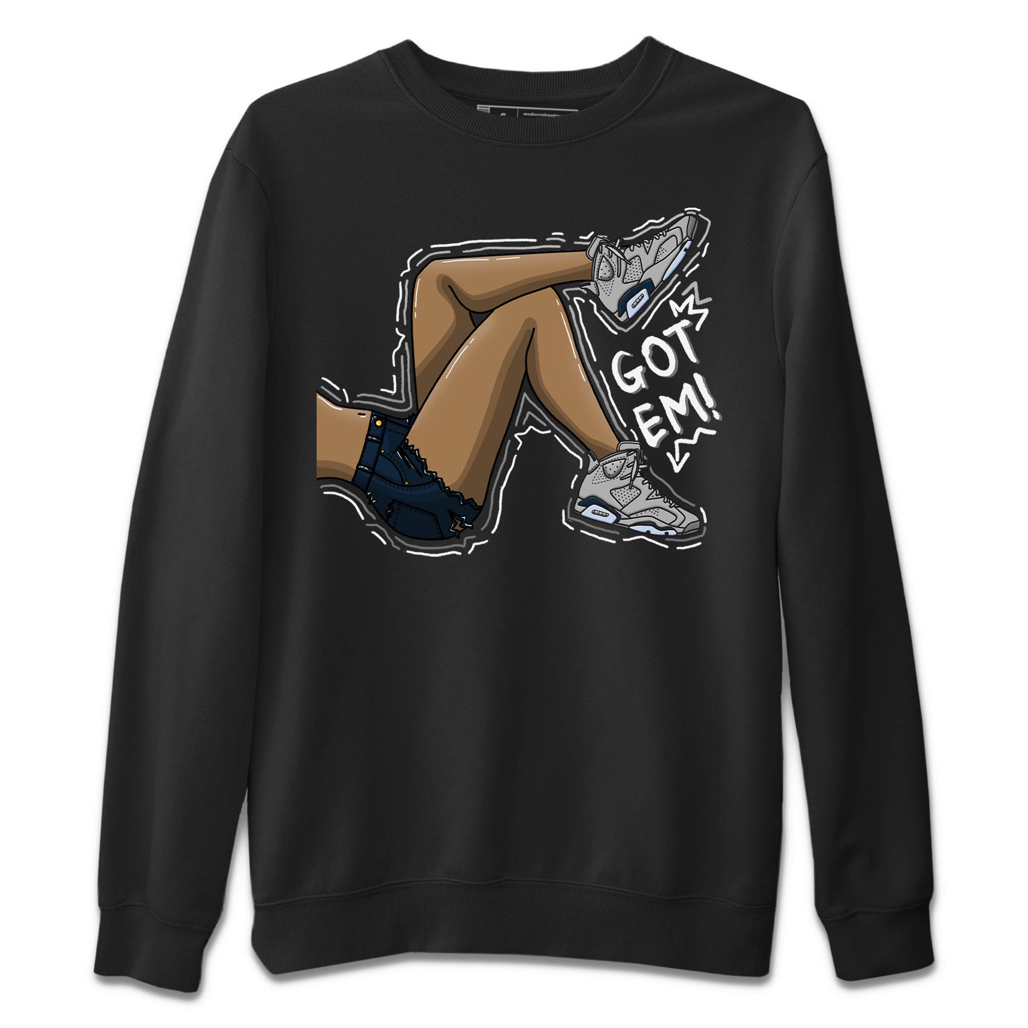 Got Em Legs Unisex Sweater – Air Jordan 6 Georgetown, Sneakers Matching Sweater