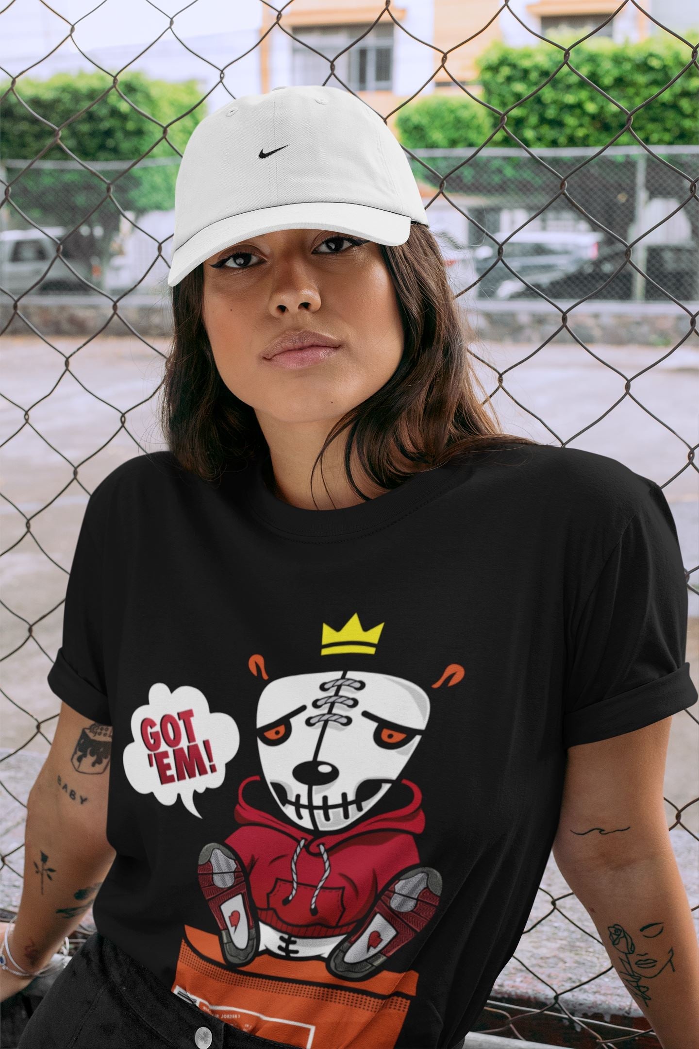 Got Em Unisex Sweater – Air Jordan 4 Fire Red, Sneakers Matching Sweater