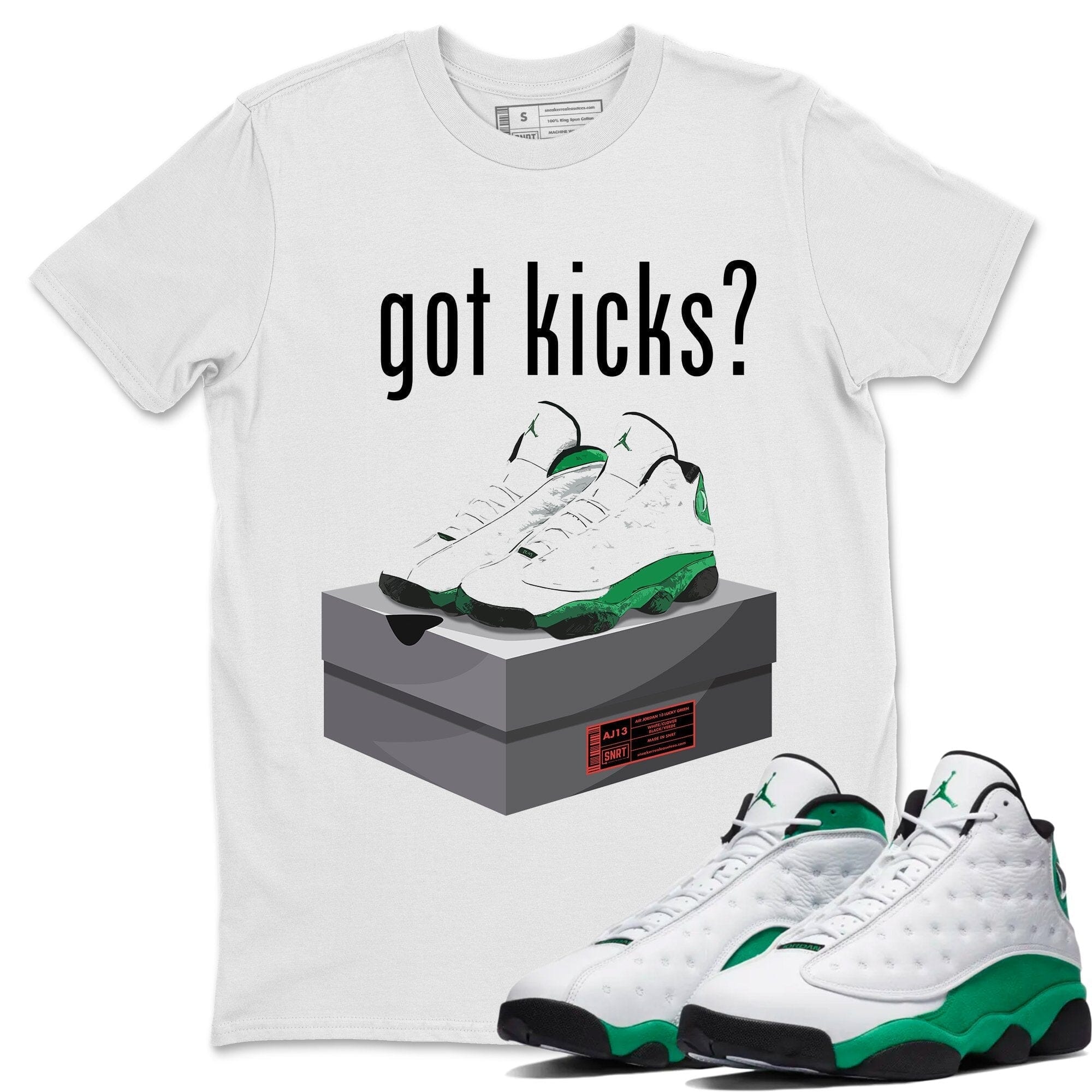 Got Kicks Unisex Sweater – Air Jordan 13 Lucky Green, Sneakers Matching Sweater